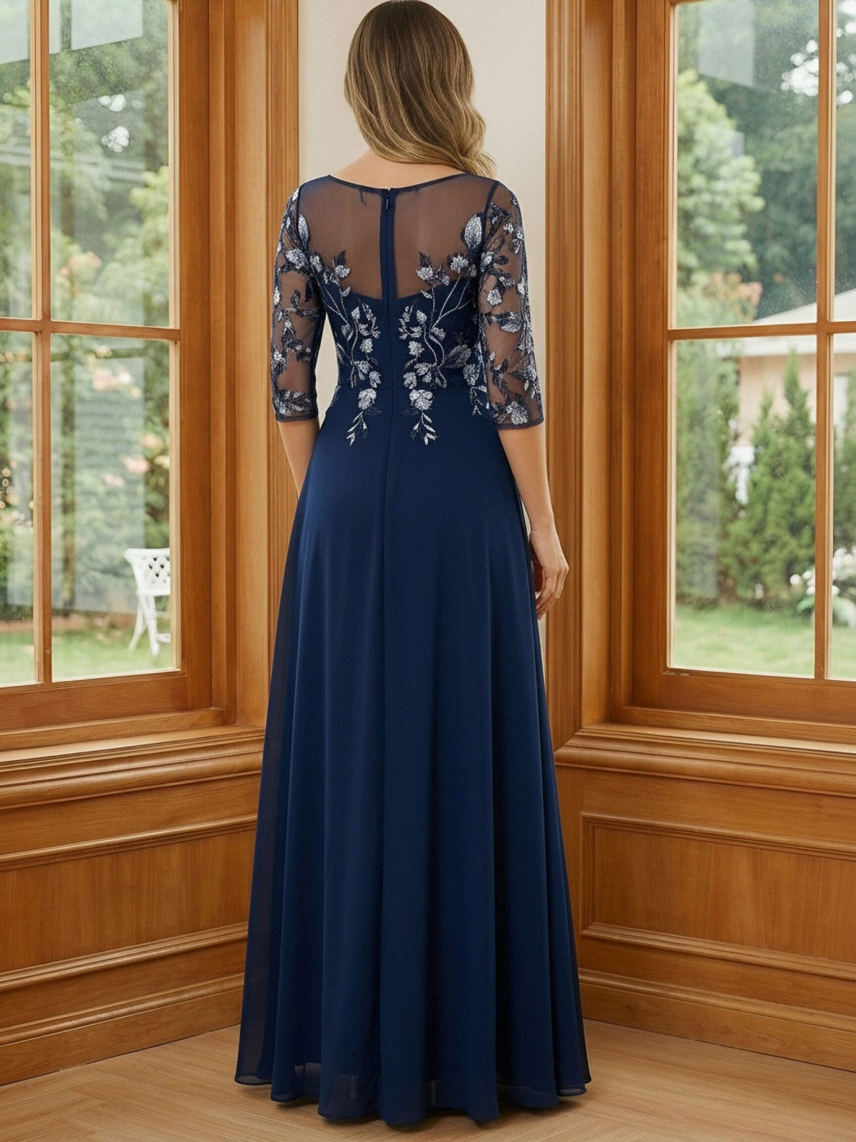 A-Line Pleated Chiffon One Shoulder Floor-Length Mother of the Bride & Groom Dresses (SHI22500625)