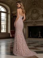 One Shoulder Jacquard Satin Mother of the Bride Dresses with Bow (SHI22500515)