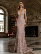 One Shoulder Jacquard Satin Mother of the Bride Dresses with Bow (SHI22500515)