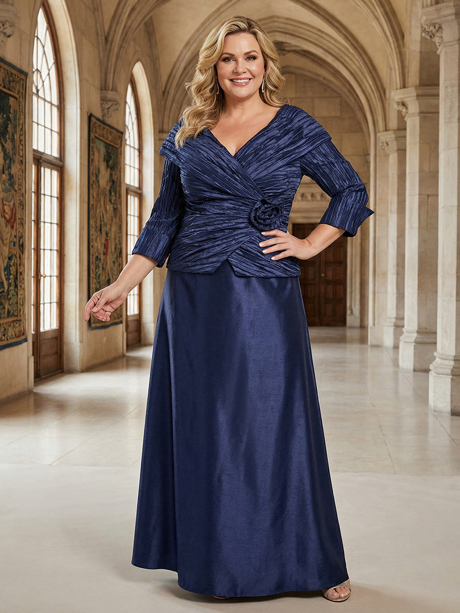 Pantsuits Separates Scoop Neck Sequins Asymmetrical Ankle-Length Mother of the Bride Dress with Slit (SHI22500132)