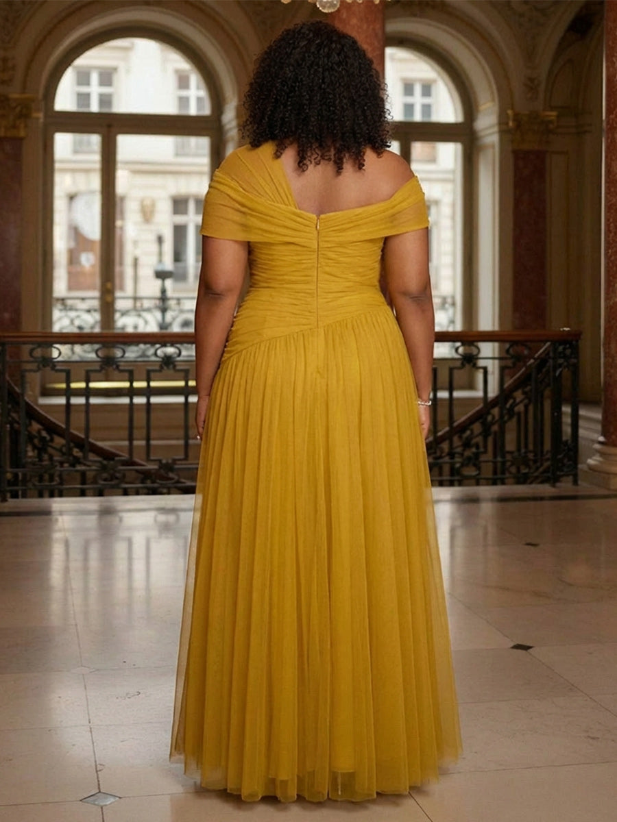 Pantsuits Separates Scoop Neck Sequins Asymmetrical Ankle-Length Mother of the Bride Dress with Slit (SHI22500132)