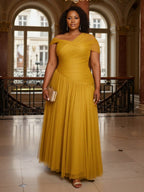 Pantsuits Separates Scoop Neck Sequins Asymmetrical Ankle-Length Mother of the Bride Dress with Slit (SHI22500132)