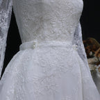 Luxury Lace Sweetheart Long Sleeve Wedding Dress SW523