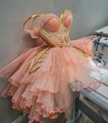 Chic A-line Tulle Homecoming Dress Dance Dress Y2704 by simplepromdress