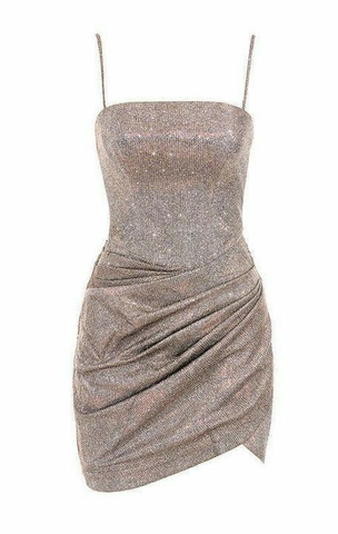 Spaghetti Straps Bodycon Dress Sexy Homecoming Dress Y1970