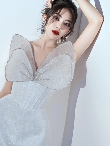 Unique Homecoming Dress Princess Strapless Short Prom Dress Y2900