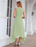 Sunnderly Chiffon Plus Size Mother of Bride Dresses with Jacket Formal Dresses for Wedding SY28073 by numbersea