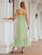 Numbersea Spaghetti Strap Chiffon Bridesmaid Dress Ankle Length Formal A Line Cocktail Party Homecoming Dress for Juniors SEA28028 by numbersea