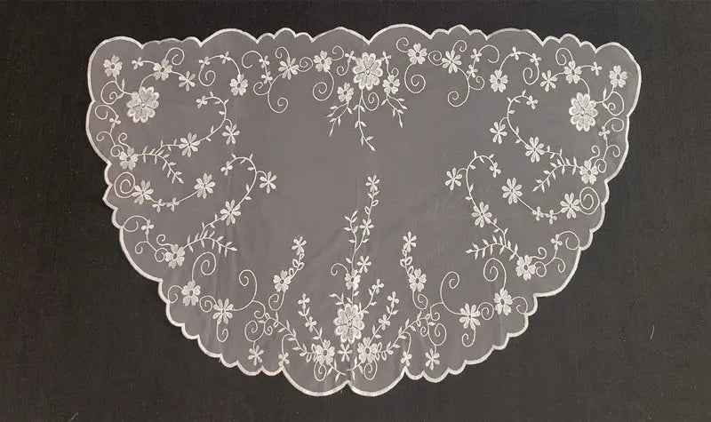 Embroidery Lace Mantilla Women Head Covering Church Catholic Veil