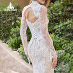 Classic 2 Pieces Sweetheart Mermaid Wedding Dress 2026 Embellished Bodice Back Lace Up Bridal Gown Customized vestidos de novia