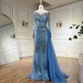 Zapdress Caramel Mermaid Evening Dresses With Beaded Skirt And Lace-up Detail For Wedding Party 2025 DLA72376 Customized (ZD17370)