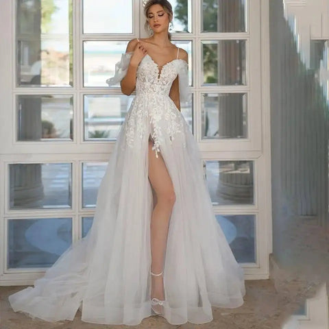 Vestido De Noiva Lace Wedding Dress Robe Princess Mariage Plus Size Bridal Wedding Gowns