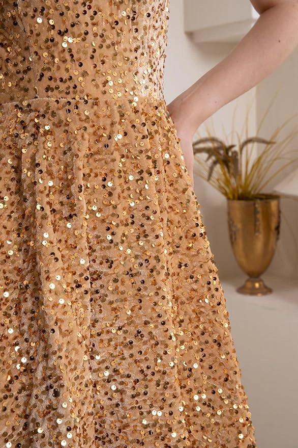 Sequin Short Homecoming Dresses for Teens Sparkly Prom Dresses SYH81 by vivymakudress