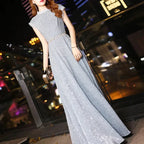 Elegant Sleeveless Slim Waist Evening Party Dresses 2025 New Fashion O-neck Prom Vestidos Sexy Wedding Party Dress by Sunnderly