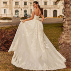 Sexy Backless Vestidos De Novia Appliques Vestido De Noiva Cap Sleeve Wedding Dresses Lace Robe De Mariée