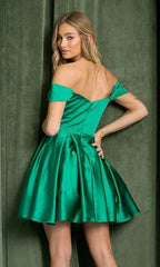 Short Sweetheart Homecoming Dress with Pockets SYH11 by vivymakudress
