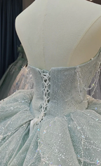 Frost Crystal Petal Ballgown by ZAPDRESS