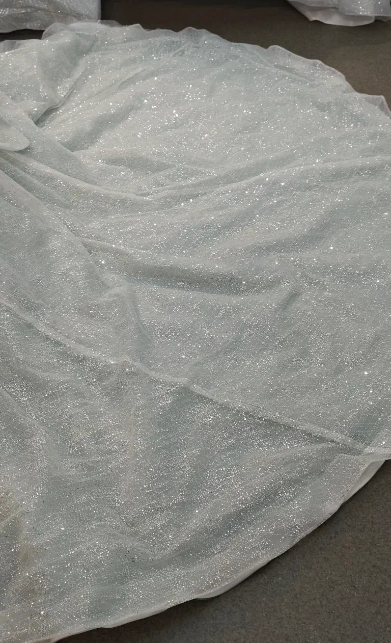 Frost Crystal Petal Ballgown by ZAPDRESS