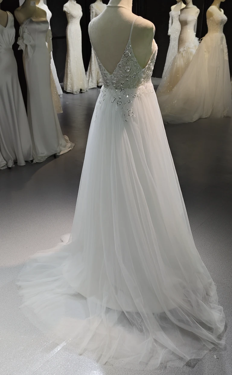 Starry Tulle Embroidery by ZAPDRESS