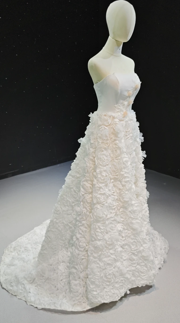Blossom Cascade Ballgown by ZAPDRESS