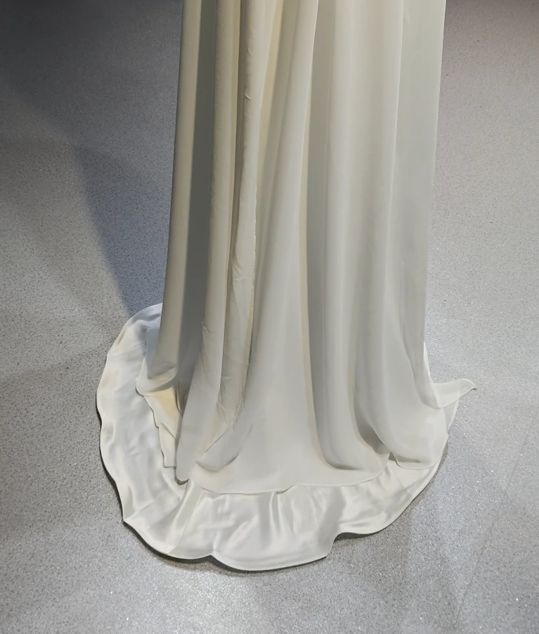 Satin Drape Serenity by ZAPDRESS
