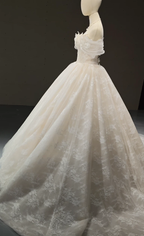 Lace Rose Tulle Ballgown by ZAPDRESS