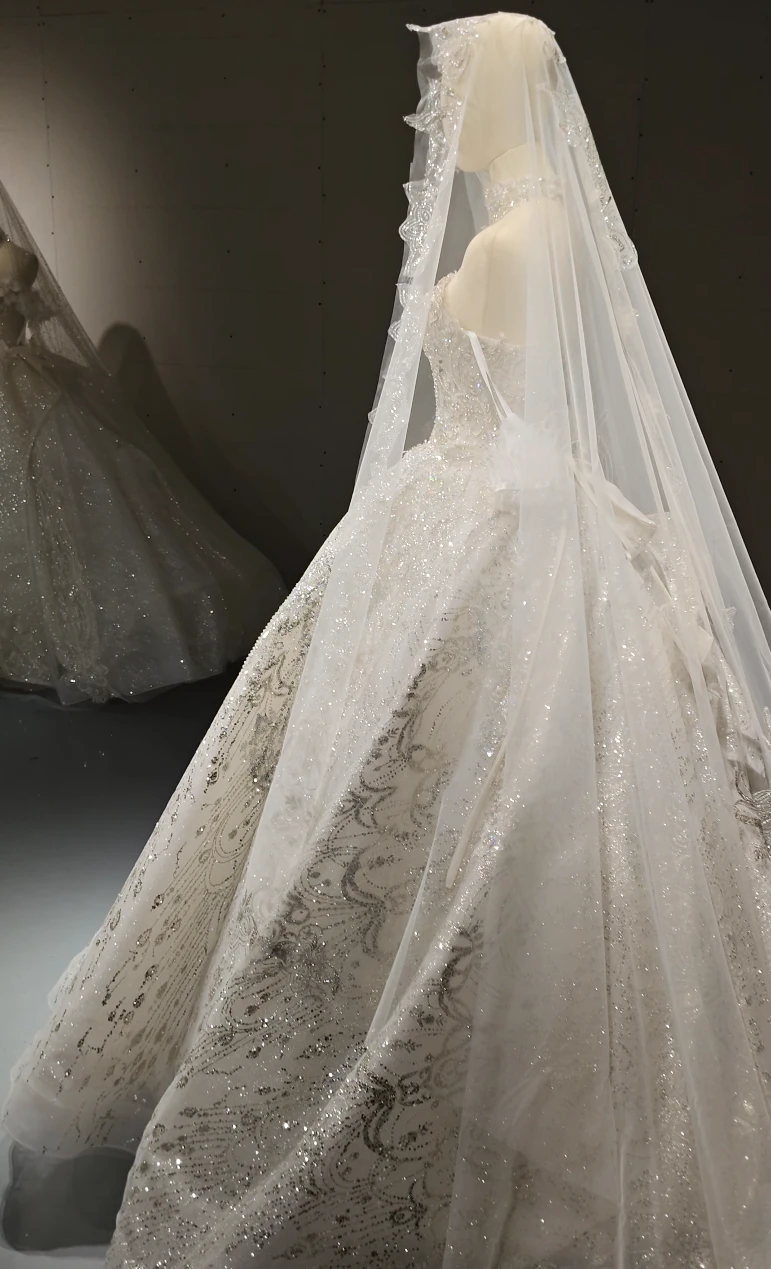 Halo Crystal Cathedral Gown by ZAPDRESS