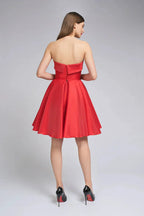 Strapless Satin Homecoming Dresses for Teens SYH101 by vivymakudress