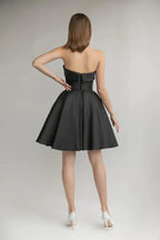 Strapless Satin Homecoming Dresses for Teens SYH101 by vivymakudress