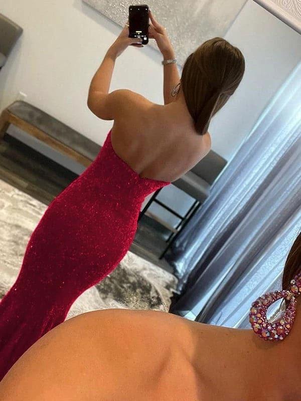 Sweetheart Hot Prom Dresses Brush Train Dresses SYP24 by vivymakudress