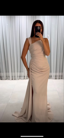 Elegant Sheath/Column Evening Dress Graduation Dress Y7078