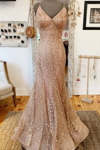 Mermaid V Neck Dark Green Prom Dress Stunning Evening Dress Y325 by simplepromdress