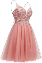 Sparkly Tulle Homecoming Dresses for Teens Mini Cocktail Dress Y2411 by simplepromdress