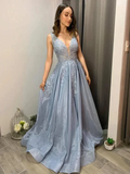 Elegant A-line V Neck Evening Dress Fashion Prom Gown Y6456 by simplepromdress
