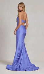 Lavender Prom Dress Sweetheart Strapless Formal Dress SYP48 by vivymakudress
