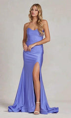 Lavender Prom Dress Sweetheart Strapless Formal Dress SYP48 by vivymakudress