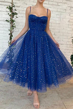 Tulle Sweetheart Straps Short Prom Dress Tea Length Homecoming Dresses PD447 by pgmdress