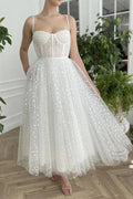 Tulle Sweetheart Straps Short Prom Dress Tea Length Homecoming Dresses PD447 by pgmdress