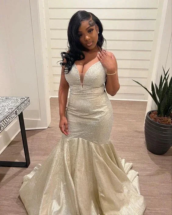 Charming Mermaid Lace-up Back Evening Dress Glam Dress Y6468 by simplepromdress