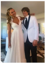 Elegant A-line White Prom Dress,Charming Formal Gown ,White Evening Dress Y1862 by simplepromdress