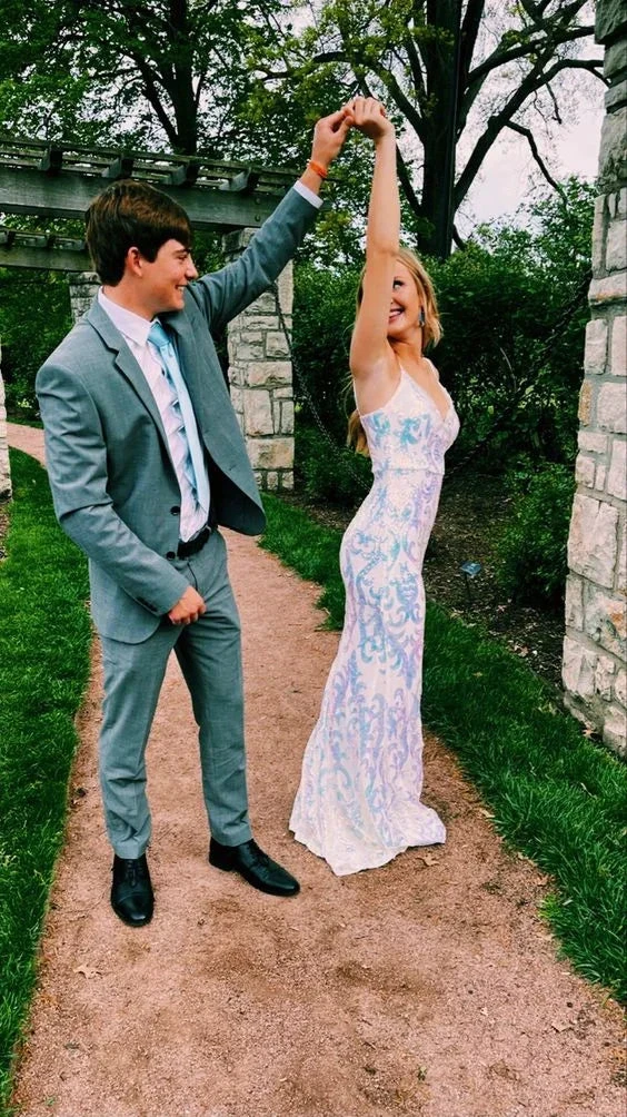 Glitter Mermaid Sequins Prom Dress Evening Dress Y5760 by simplepromdress