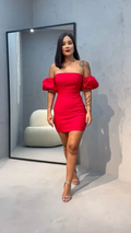 Sexy Red Tight Homecoming Dress Red Cocktail Dress Y3056 by simplepromdress