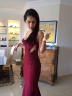 Sexy Burgundy Mermaid Prom Dresses Evening Dress Y5603 by simplepromdress