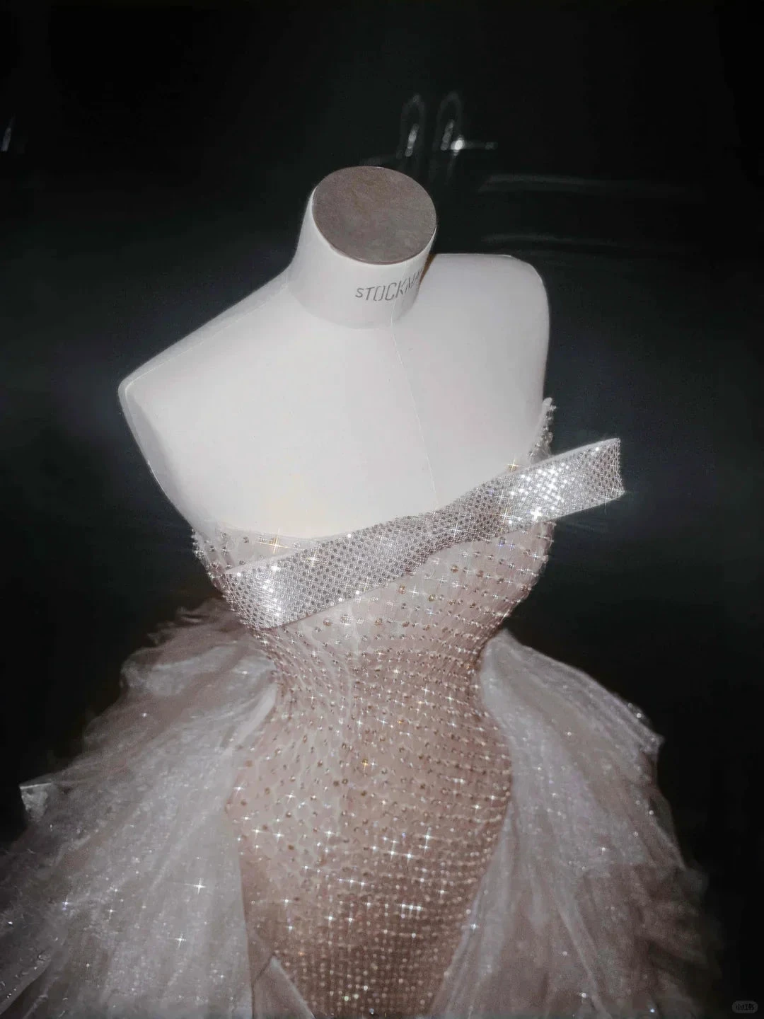 Gorgeous Champagne Tulle Sequins Beaded Sheath Long Prom Dress Evening Dress Y8658 by simplepromdress
