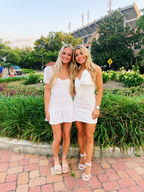 Lovely White Homecoming Dress White Graduation Dress Y2111 by simplepromdress