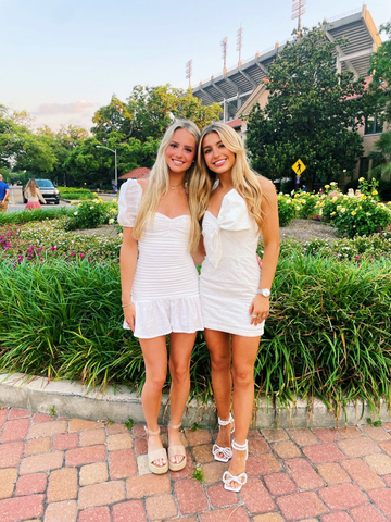 Lovely White Homecoming Dress White Graduation Dress Y2111