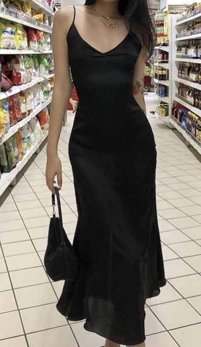 Sexy Straps Black Chiffon Prom Evening Dress Y7839 Hover Image