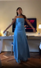 Elegant Blue Prom Dress Chic Blue Evening Dress Y7442 by simplepromdress