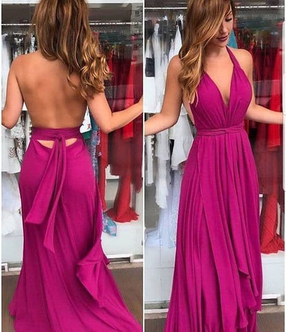 Abendkleid, Partykleid, Chiffon, formelles Ballkleid SYP31