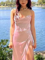 Sweetheart Neck Royal Blue Prom Dresses, Royal Blue Long Formal Evening Dresses Y378 by simplepromdress